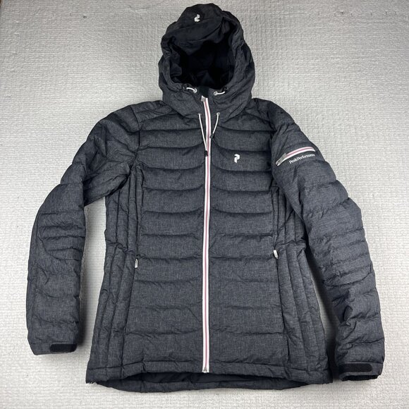 Peak Performance W BLACKB J Women Down Skiing Jacket Blue Padded size S UK8 - Picture 1 of 16